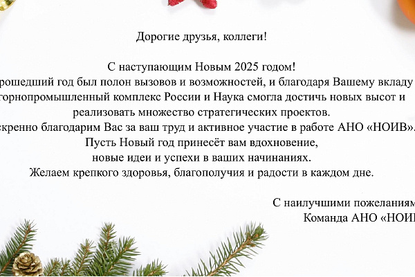 С наступающим Новым 2025 годом!